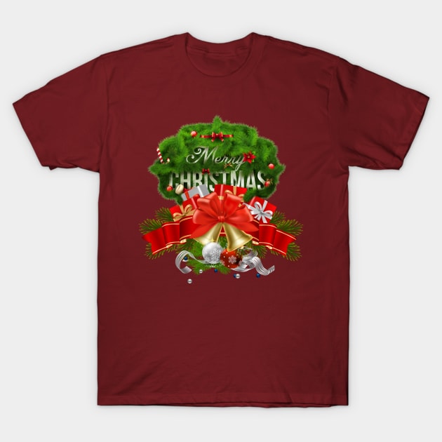 takiyaChristmas3 T-Shirt by dezhta